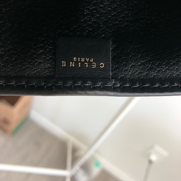 Celine vintage clutch black macadam - Picture 4 of 6